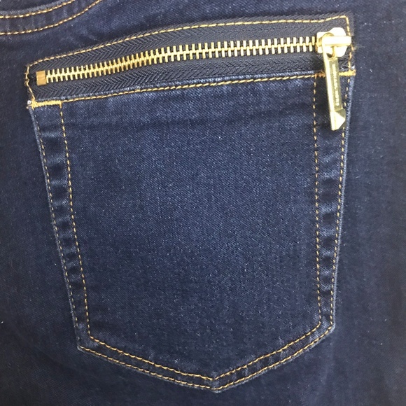 Michael Kor Dark Wash Blue Skinny Jeans - Picture 7 of 8